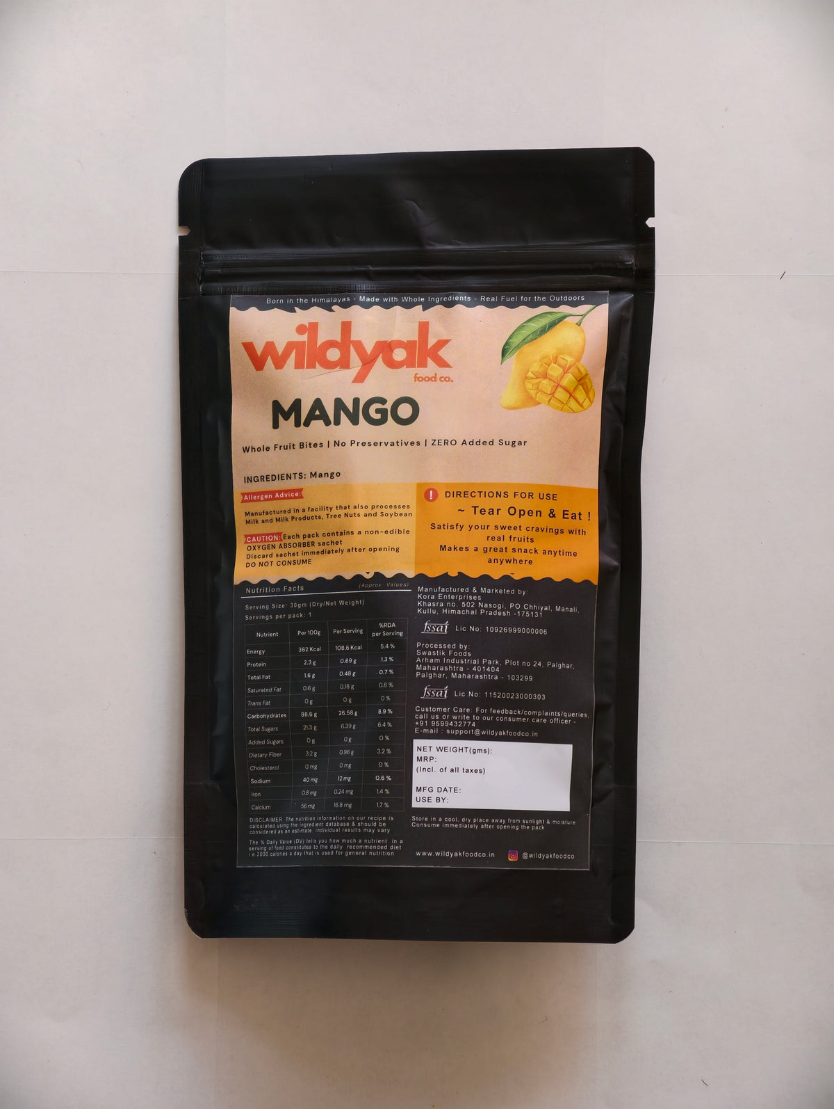 Freeze Dried Mango